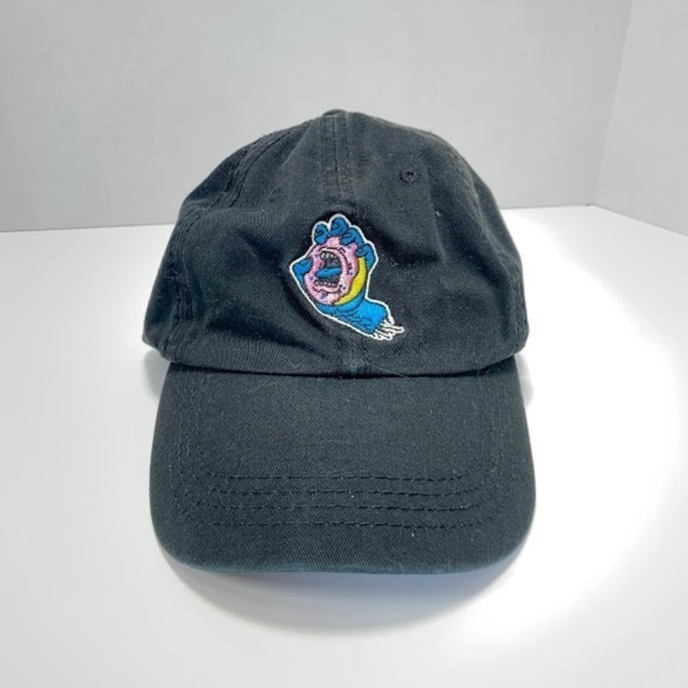 Odd Future Santa Cruz Screaming Donut Dad Hat Black Adjustable Cap